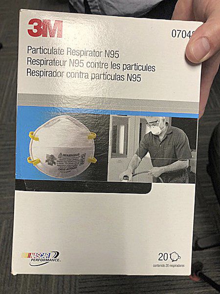 VCSC donates N95 masks to first responders